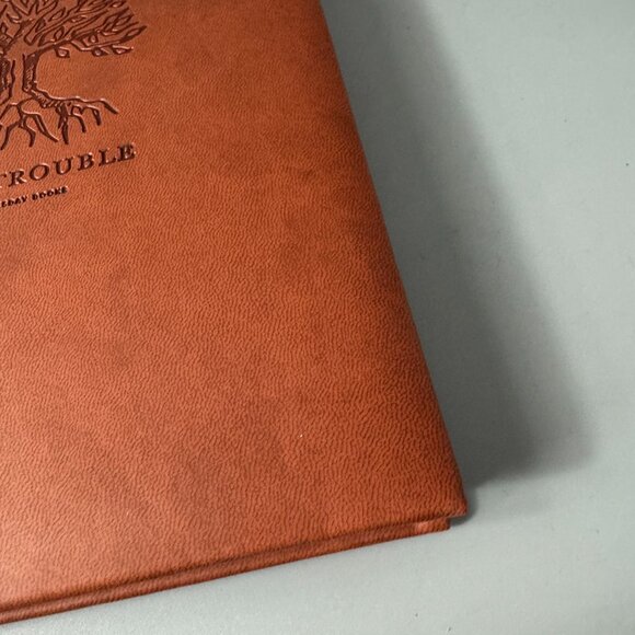 New FSC Spells Trouble Wednesday Book Made In Italy Journal Book - Picture 4 of 15